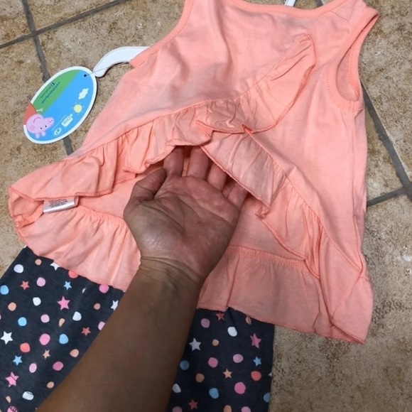 NWT Peppa Pig Tank Top Shorts Set - Picture 2 of 3